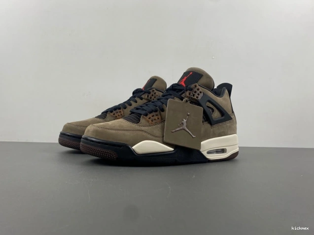 Cheap Brown Jordan x 4 TS Travis Air Retro AJ4-882335 Scott 0701